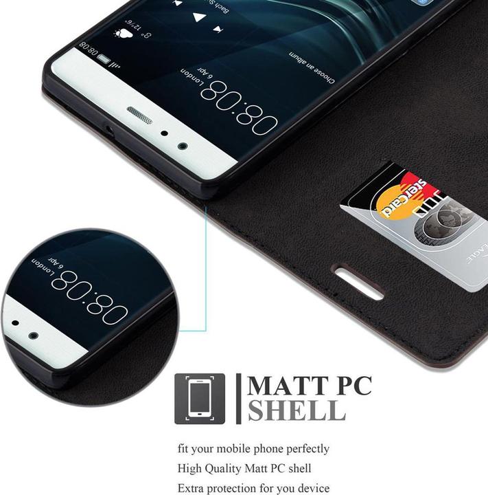 Productafbeelding Cadorabo Boek Onzichtbare Magneethoes (Huawei P9)