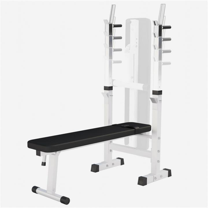Actual product image Gorilla Sports Weight bench barbell set plastic 38kg-70kg