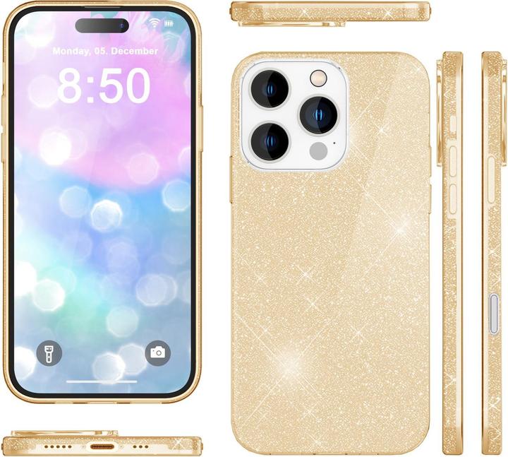 Actual product image Nalia Glitter hybrid cover (Apple iPhone 16 Pro Max)
