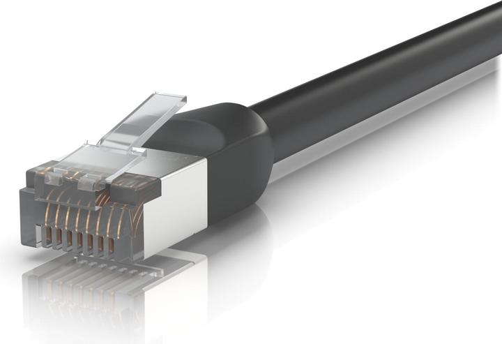 Produktbild Ubiquiti UACC-CABLE-PATCH-OUTDOOR-8M-BK - Patchkabel Outdoor, 8 m, schwarz (S/UTP, CAT5e, 8 m)