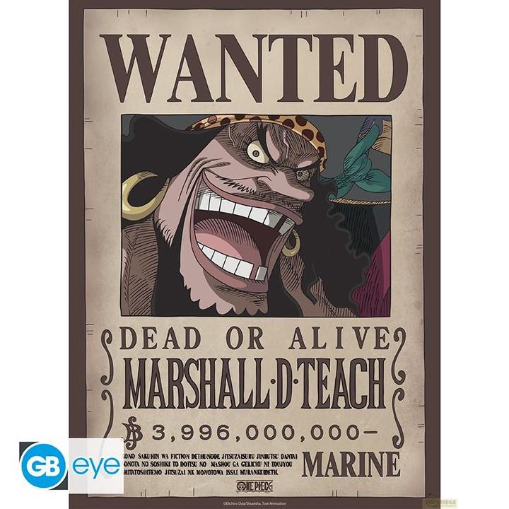 Image du produit ABYstyle One Piece - Wanted Shanks & Teach (52 x 38 cm)