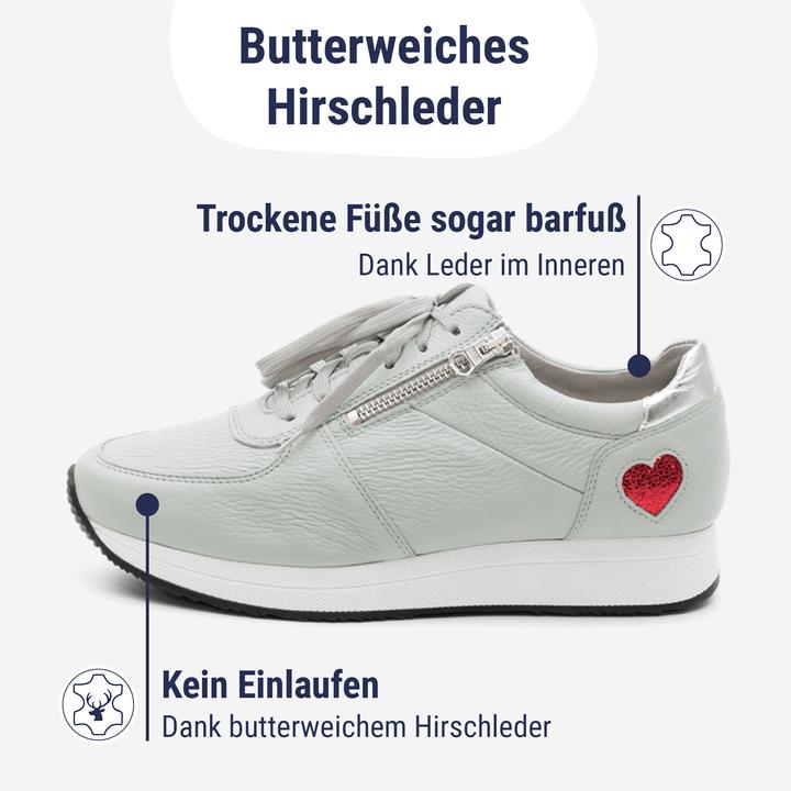 Produktbild Vitaform Geschlecht Sneaker Hirschleder Soft (35, 36, 37, 38, 39, 40, 41, 42, 43, 44)