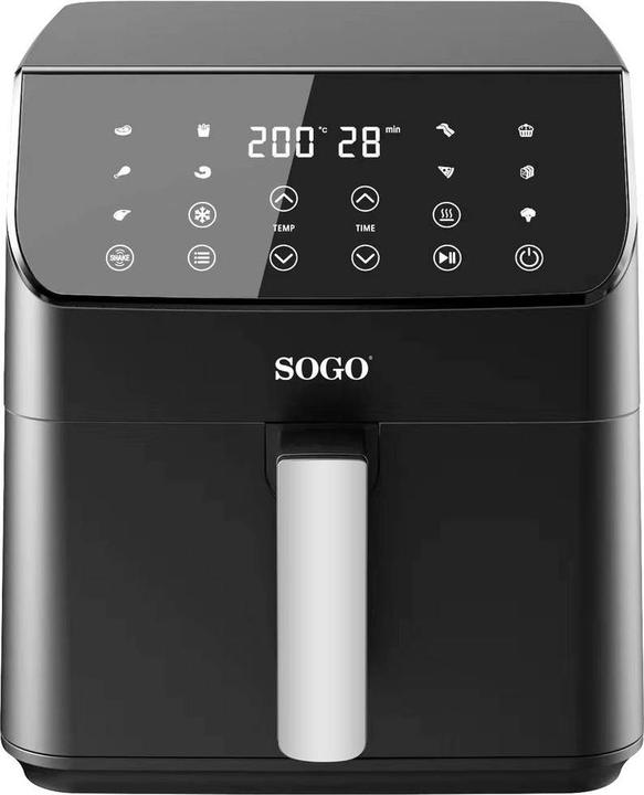 Produktbild Sogo Human Technology FRE-SS-10890 Heissluft-Fritteuse 1700W Überhitzungsschutz, Timerfunktion, mit