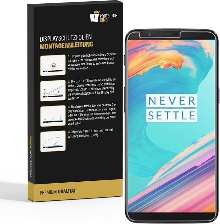 Produktbild Protectorking 6x Premium Displayschutzfolie 3D KLAR (6 Stück, OnePlus 5T)