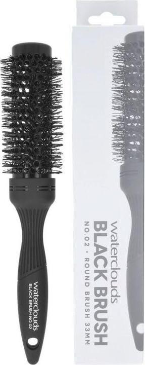 Waterclouds Black Brush 02 Rundmetall 35mm