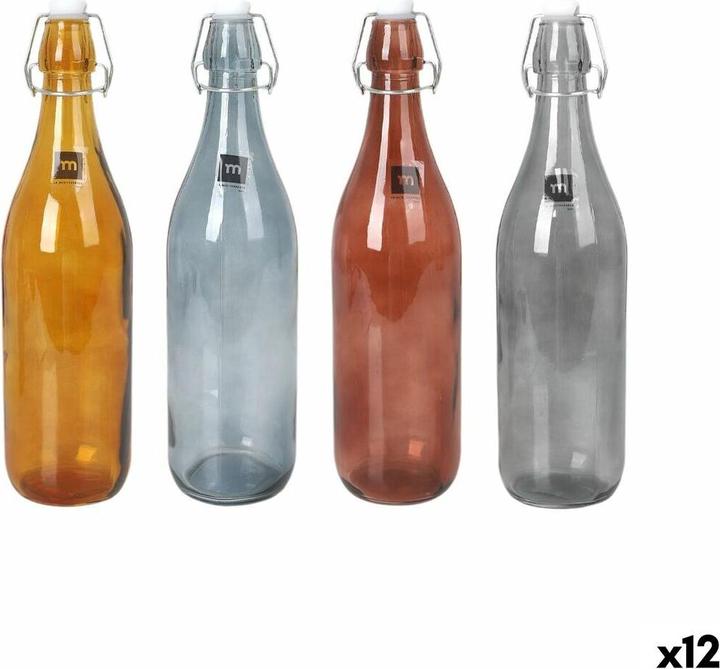 Immagine prodotto La Mer Glas-Flasche Dark goethe 1 L (12 Stück) (1 l, 12 x)