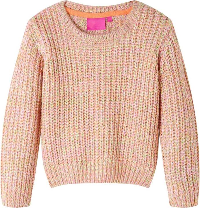 VidaXL Kinderpullover Gestrickt Zartrosa 128,Material: 49 % Acryl (128)