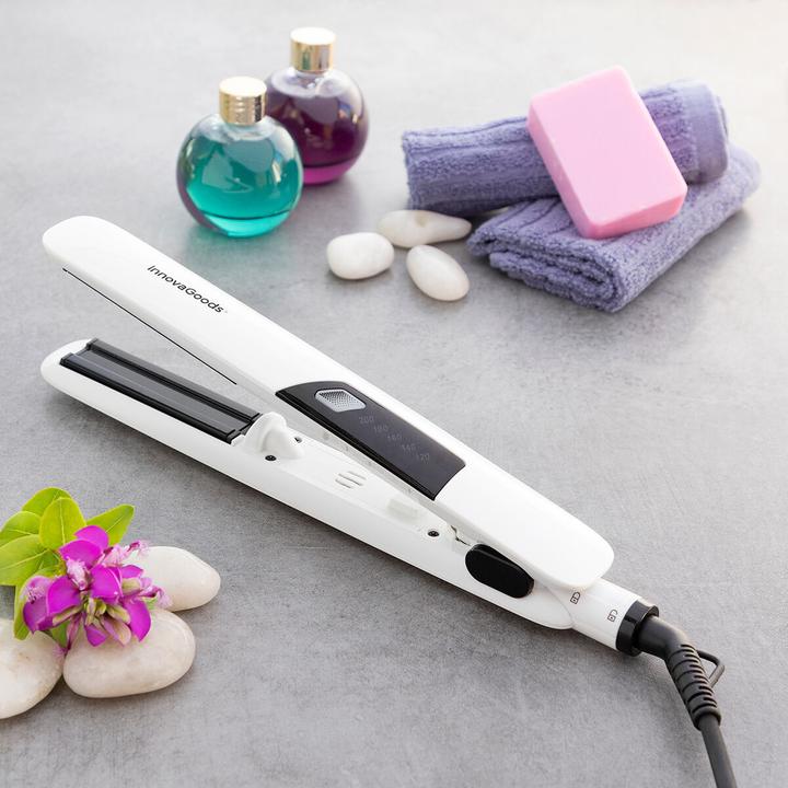 Actual product image InnovaGoods Ceramic Hair Straightener with Steam Function Stemio 36 W (Steam straightener)