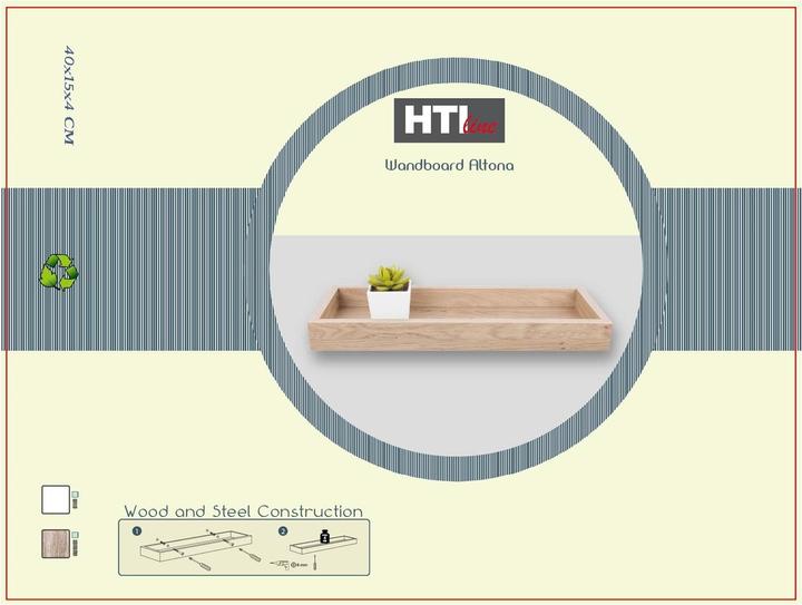 Immagine prodotto HTI-Line Wandboard (40 x 15 x 4 cm)