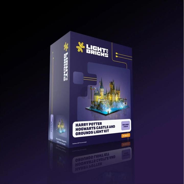 Image du produit Light my bricks LMB 2.0 Jeu de lumières LED pour LEGO 76419 Harry Potter Château de Poudlard avec terrain du château