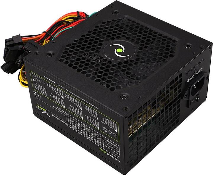Actual product image Tecnoware ALIMENTATORE 550W 12CM FREE SILENT 2*SATA 2*MOLEX TOGHETER ON (550 W)