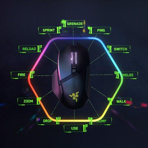 Image du produit Razer Basilisk V3 Pro 35K (Sans fil, Filaire)