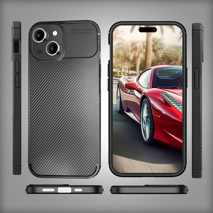 Immagine prodotto Nalia Copertura in silicone Carbon Look (Apple iPhone 15)
