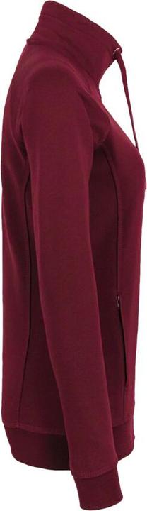 Actual product image Hakro Ladies Sweat Jacket College wine red, M (M)