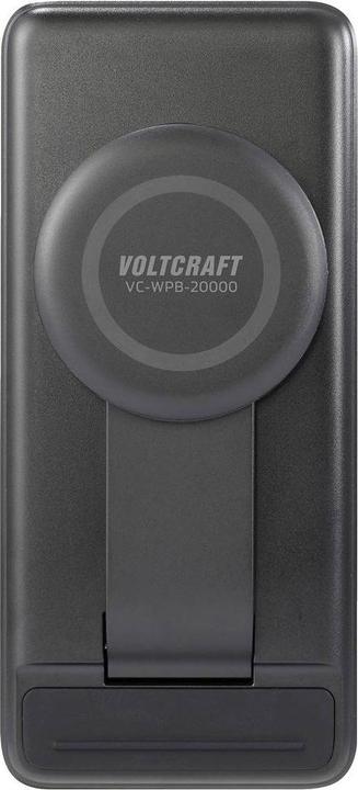 Produktbild Voltcraft VC-WPB-20000 Powerbank 20000 mAh Qi Wireless Charging, Power Delivery Li-Ion Schwarz Stat (20000 mAh)