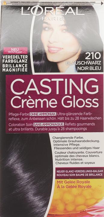 Actual product image L'Oréal Paris Casting Crème Gloss (210 Blue-black)