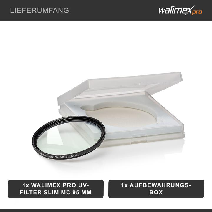 Produktbild Walimex UV-Filter slim MC (95 mm, UV-Filter, 95 mm)