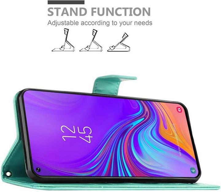 Actual product image Cadorabo Flower Book Cover (Samsung Galaxy A8s)