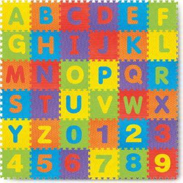 Immagine prodotto Knorrtoys Alfabeto e numeri (30 x 30 cm)