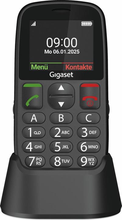 Produktbild Gigaset GL395 black (2.20", 0.30 Mpx, 2G)