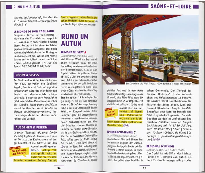 Produktbild Reiseführer Burgund (Deutsch, Felicitas Schwarz Grammon, Manfred Görgens, Klaus Simon, 2024)