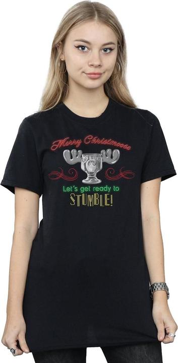 Immagine prodotto National Lampoon´s Vacation National Lampoon's Christmas Vacation Moose Head Maglietta Ampia Donna (XXL)