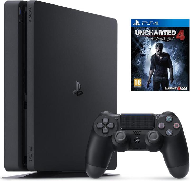 Image du produit Sony PS4 Slim 500GB + Uncharted 4