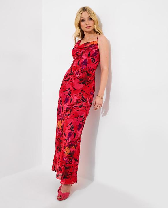 Produktbild Joe Browns Bold Statement Floral Asymmetric Bodycon Maxi Dress (8)