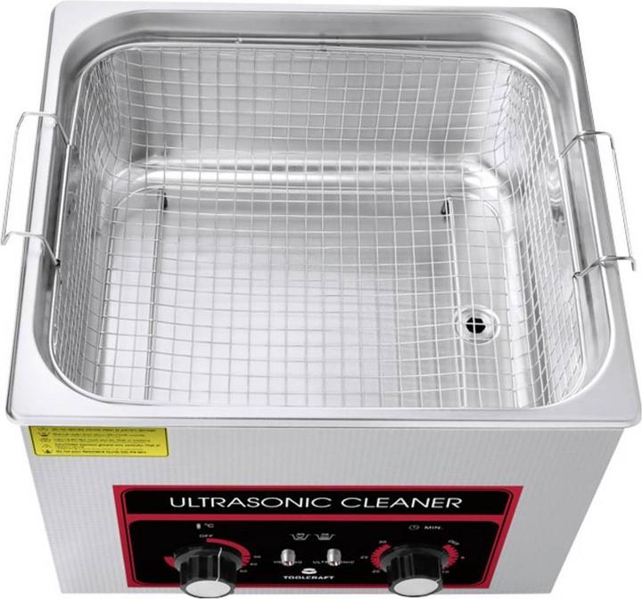 Actual product image Toolcraft USC-1500 Ultraschallreiniger Bürobedarf, Schmuck, Werkstatt 360 W 15 l (40 kHz, 15000 ml)