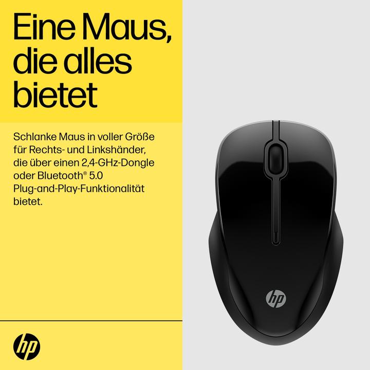 Immagine prodotto HP 250 Mouse senza fili a doppia modalità (P) (Senza fili)