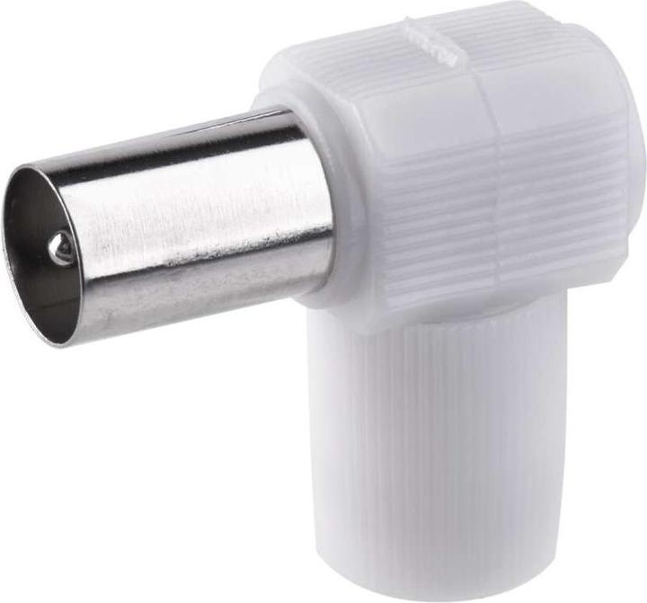 Kontakt IEC Stecker, Schraubentyp, gewinkelt, 10 Stk.