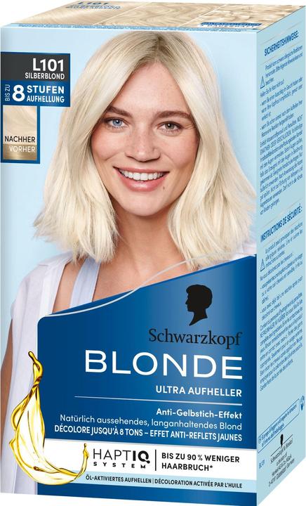 Schwarzkopf Blonde Ultra Aufheller (L101 Platin Aufheller Silberblond)