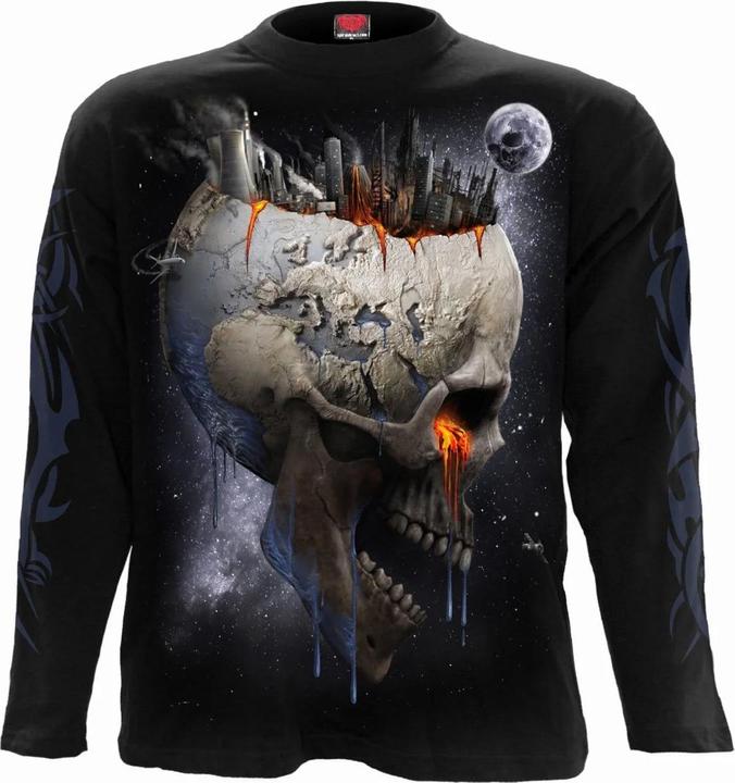 Actual product image Spiral Unisex Adult Dead World Long-Sleeved T-Shirt (L)