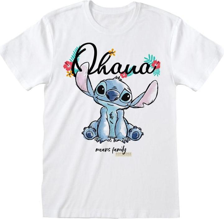 Produktbild Heroes Inc Lilo & Stitch Family Damen T-Shirt Weiss Regular, Weiss, L (L)