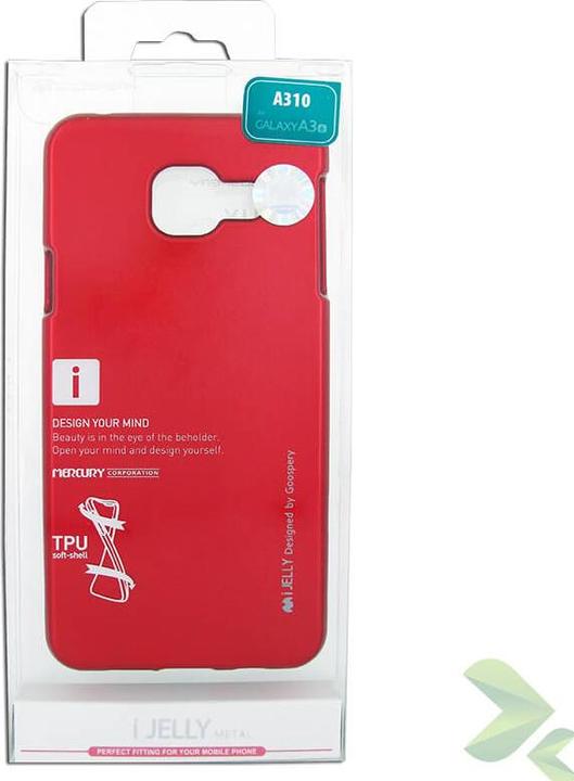 Produktbild I-Jelly - Hülle für Samsung Galaxy A3 (2016) (rot) (Samsung Galaxy A3 (2016))