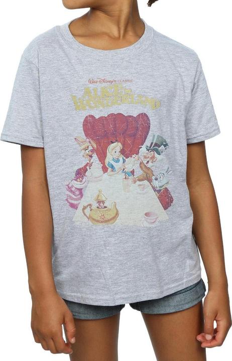 Immagine prodotto Disney Alice In Wonderland Retro Poster Maglietta Ragazze (152, 158)