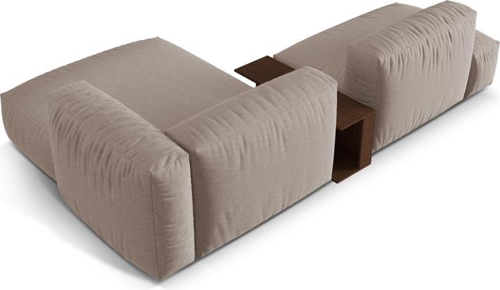 Image du produit Micadoni Canapé D'Angle Droit Modulaire, "Martina", 2 Places, 292x176x75 Fabriqué en Europe (Canapé d'angle)