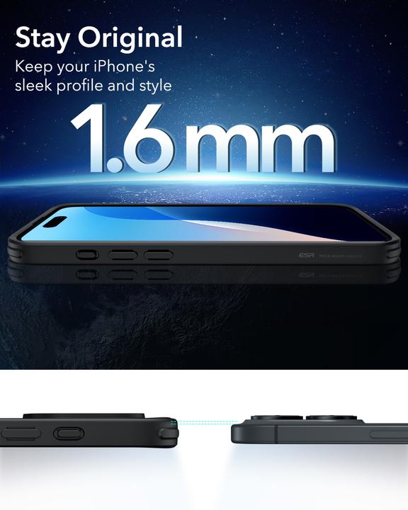 Actual product image ESR Classic Hybrid HaloLock Case (Apple iPhone 16)