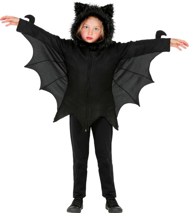 Immagine prodotto Widmann Costume da pipistrello per bambino: Poncho con cappuccio (134, 140)