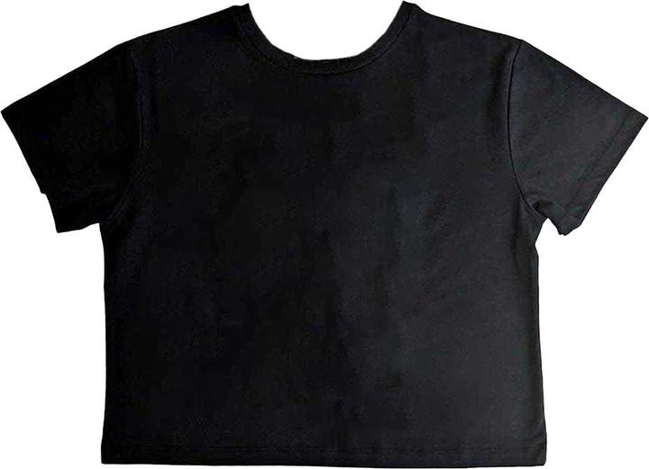 Actual product image Tupac Shakur Womens/Ladies Spray Photo Crop Top (L)