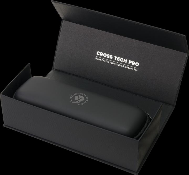 Produktbild Cross PDA Stift Tech Pro Schwarz strukturiert mit Gravurfeld in Geschenkbox