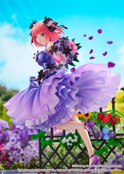 Actual product image Estream The Quintessential Quintuplets: The Movie statuette PVC 1/7 Nino Nakano Floral Dress Ver. 25 cm