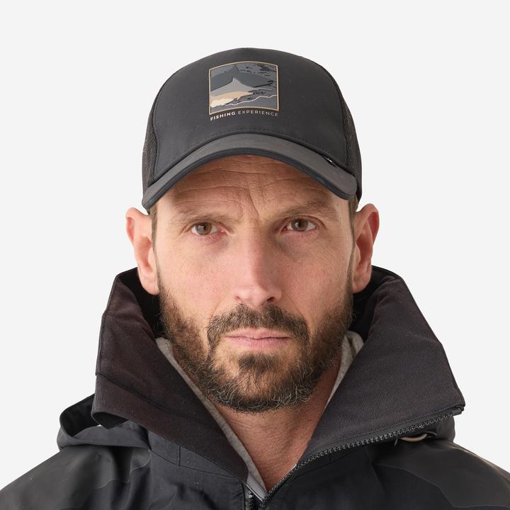 Caperlan Fishing cap waterproof 900 - Black