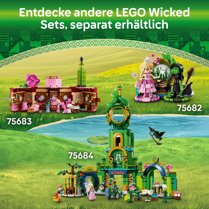 Produktbild LEGO Glinda, Elphaba und Nessarose an der Universität Shiz (75681, LEGO Wicked)