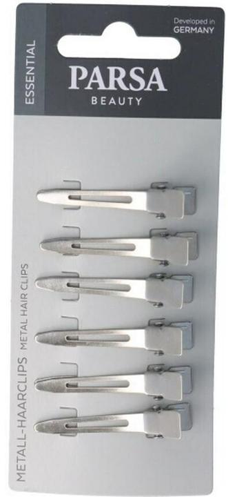 Parsa Beauty Parsa Metall Haarclips, silber 6 Stk. (6 Stk.)