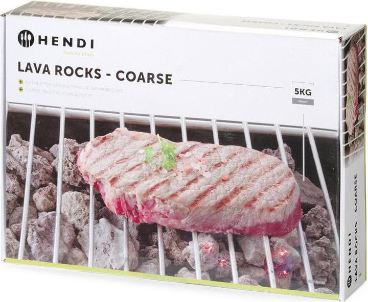 Hendi Lavasteine für Gasgrill grob (9 kg)