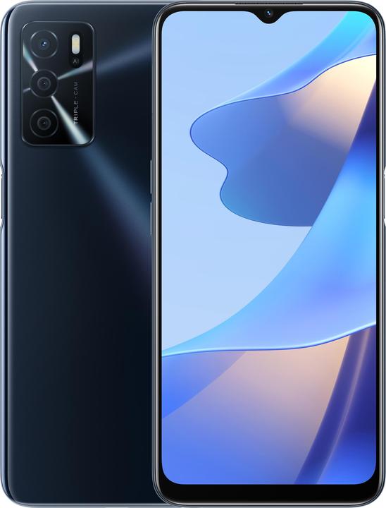 Actual product image OPPO A16s (64 GB, Crystal Black, 6.52", Dual SIM, 13 Mpx, 4G)