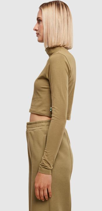 Actual product image Urban Classics Ladies Organic Cropped Turtelneck Longsleeve - 16513 (M)