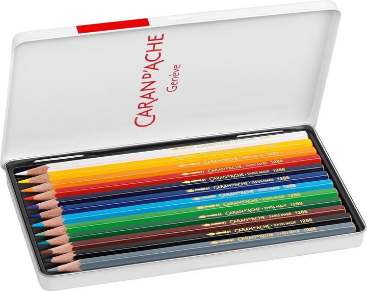 Immagine prodotto Caran d'Ache Fancolor Farbstifte Metallschachtel (Multicolore, 12 x)