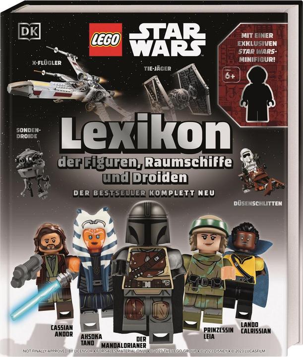 Produktbild LEGO Star Wars Lexikon der Figuren, Raumschiffe und Droiden (Deutsch, Simon Hugo, Simon Beecroft, Jason Fry, Elizabeth Dowsett, 2024)